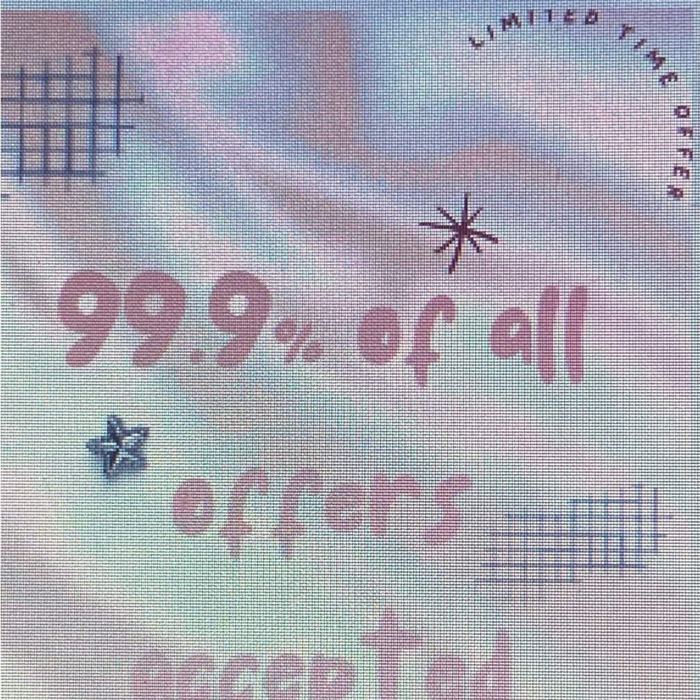 I accept 99.9% of all offers!